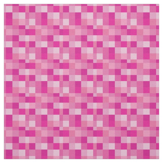 Rosa Pixelated Muster| Gamer Stoff (Muster)