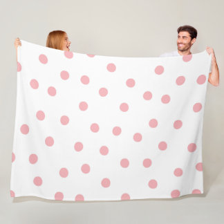 Rosa Polka Delight Fleecedecke