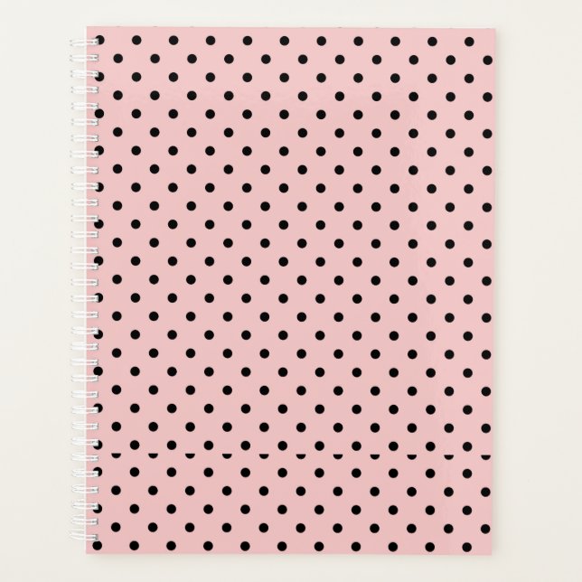 Rosa, Polka-Punkt Planer (Vorderseite)
