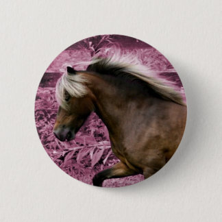 Rosa Pony Button