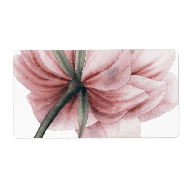 Rosa Pony, romantisches Blume-Muster, chic, hübsch (Vorne)