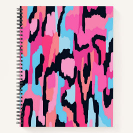 Rosa Pop Abstrakt  Notizbuch