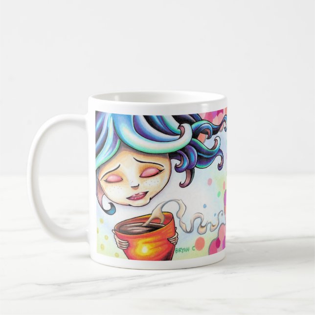Rosa Pop-Tasse Kaffeetasse (Links)