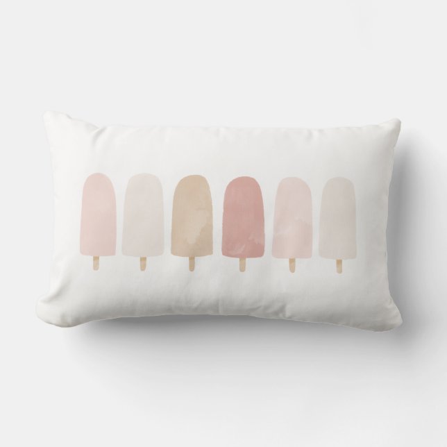 Rosa Popsicles Girls Room Decke Kissen Kissen (Vorderseite)
