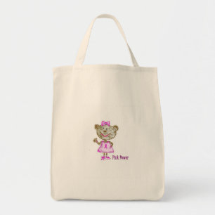 Rosa Power-Affe-Tasche Tragetasche