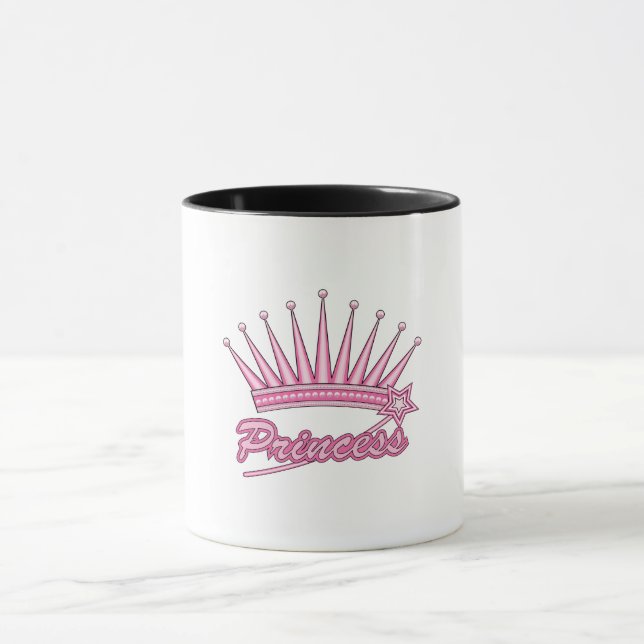 Rosa Princess Crown Tasse (Zentrum)
