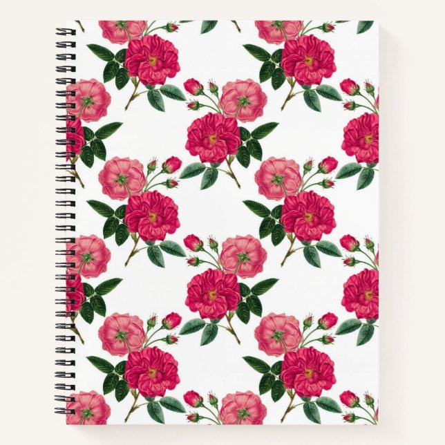 Rosa Printwerbung Notizbuch (Vorderseite)