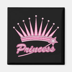 Rosa Prinzessenkrone Magnet