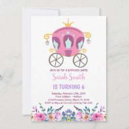 Rosa Prinzessin Beförderung Geburtstag Einladung