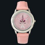 Rosa Prinzessin Einhorn Rose Gold Rosa Rosa Glitze Armbanduhr<br><div class="desc">Blush Pink Princess Einhorn Geburtstagsparty Imitate Sparkle und Glitzer Rose Gold Blush Pink Watch sind ideal für eine Rose Gold oder Blush Pink Geburtstagsparty oder Brautparty Geschenk. Diese Rosa Prinzessin Unicorn Geburtstagsparty Watch ist perfekt für ein gürteliges,  rosa Geburtstagsparty Geschenk. Diese Uhr kann Ihren Monogrammnamen und den Anfangsbuchstaben enthalten.</div>