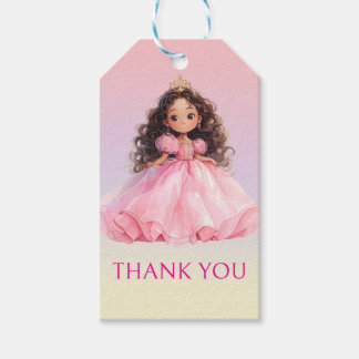 Rosa Prinzessin Geburtstags-Geschenkanhänger Geschenkanhänger