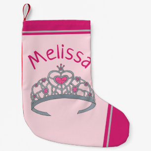 Rosa Prinzessin Königin Tiara Dress-Up Crown Kleiner Weihnachtsstrumpf