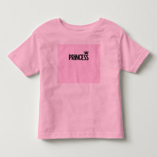 Rosa Prinzessin-T-Shirt mit Krone für Kleinkinder Kleinkind T-shirt