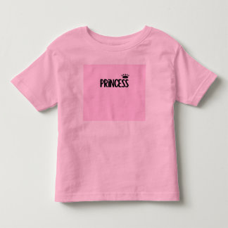 Rosa Prinzessin-T-Shirt mit Krone für Kleinkinder Kleinkind T-shirt