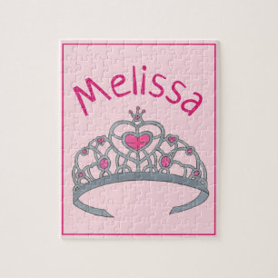 Rosa Prinzessin Tiara Crown Personalisiertes Kind