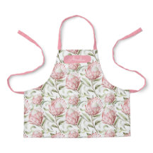 Rosa Proteas Schürze für Kinder personalisiert