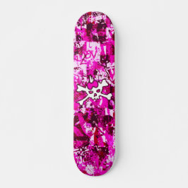 Rosa Punk Skateboard