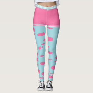 rosa Punkte Leggings