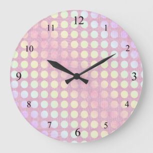 Rosa Punkte Uhr