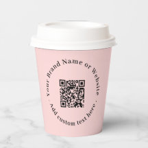 Rosa QR | Modernes Geschäftliches Werbedesign