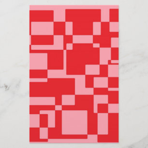 Rosa Quadrate Briefpapier