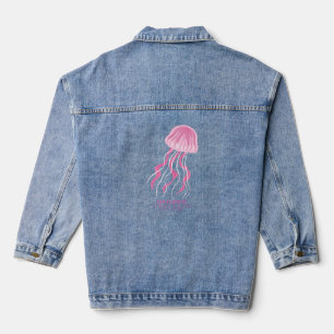 Rosa Qualle: Der Unterwassertänzer der Natur Jeansjacke