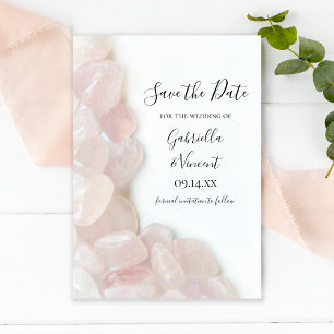 Rosa Quarz Hochzeit Speichern Sie das Datum Save The Date