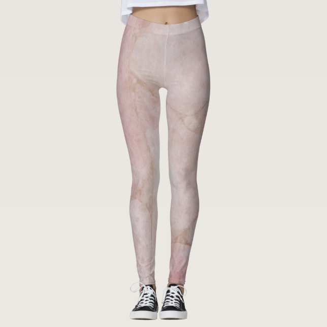 Rosa Quarz Leggings (Vorderseite)