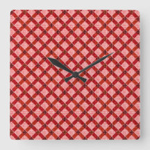 Rosa Quertartan kariert mit leichtem, rauem Relief