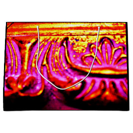 Rosa Rahmen Große Geschenktüte