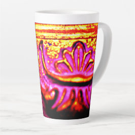 Rosa Rahmen Milchtasse