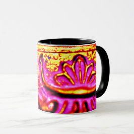 Rosa Rahmen Tasse