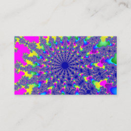 Rosa Rainbow Burst Visitenkarte