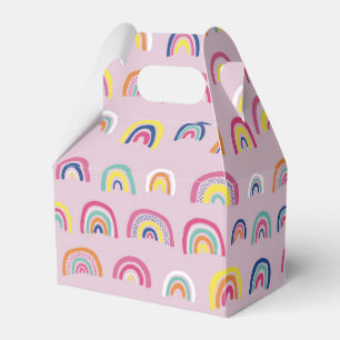 Rosa Rainbow Party/Gastgeschenk Hochzeit Box Geschenkschachtel