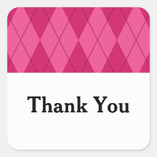 Rosa Raute Hochzeit Danke Stickers
