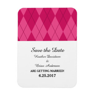 Rosa Raute Save the Date Flexi Magnet