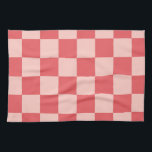 Rosa Red Checkered Gingham Pattern Geschirrtuch<br><div class="desc">Rosa Red Checkered Gingham Pattern</div>