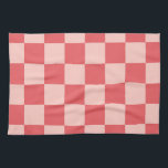 Rosa Red Checkered Gingham Pattern Geschirrtuch<br><div class="desc">Rosa Red Checkered Gingham Pattern</div>