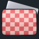 Rosa Red Checkered Gingham Pattern Laptopschutzhülle<br><div class="desc">Rosa Red Checkered Gingham Pattern</div>