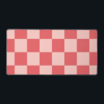 Rosa Red Checkered Gingham Pattern Schreibtischunterlage<br><div class="desc">Rosa Red Checkered Gingham Pattern</div>