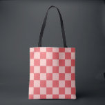 Rosa Red Checkered Gingham Pattern Tasche<br><div class="desc">Rosa Red Checkered Gingham Pattern</div>