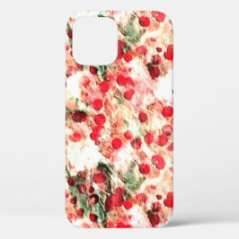 Rosa Red Dirty Polka Dot Grunge Case-Mate iPhone Hülle