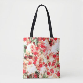 Rosa Red Dirty Polka Dot Grunge Tasche