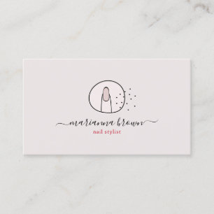Rosa Red Manicure Wellness-Center Salon Logo Polni Visitenkarte