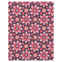 Rosa Retro-Blume-Muster, doppeltes Scrapbook
