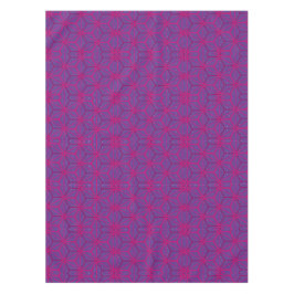 Rosa retro geometrisches Muster Tischdecke