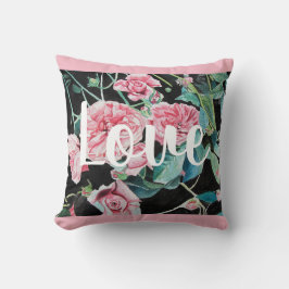 Rosa Retro Rose Rose Liebe Dekoration Kissen