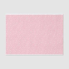 Rosa Retro-Schneeflocken und -steine Seidenpapier