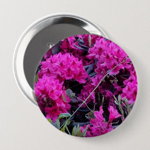 Rosa Rhododendron-Blume Button