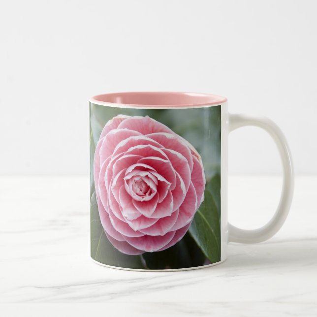Rosa Rhododendron Zweifarbige Tasse (Rechts)